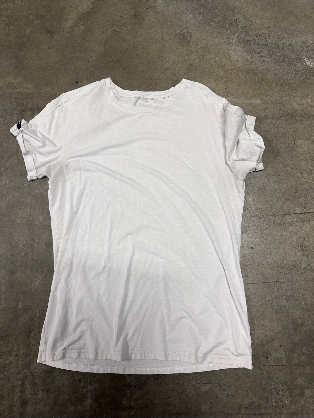 Alphalete Rolled Muscle Tee- White